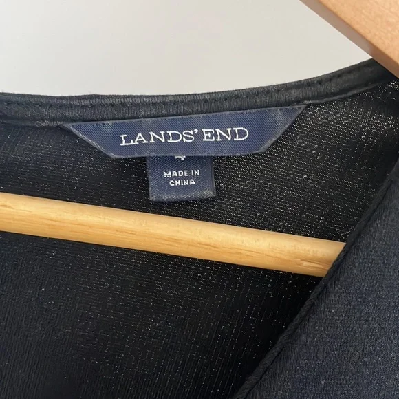 Black “Wrap” Dress Size 4 - Picture 3 of 5